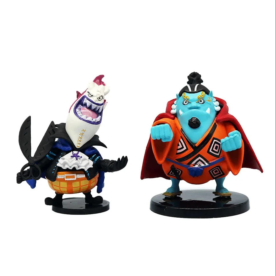 8 Uds figuras de Anime de un pieza model mualecas juguetes لينندو لوفي أوكا شيتشيبوكاي ايس بوا هانكوك جينبي جمع juguداعي