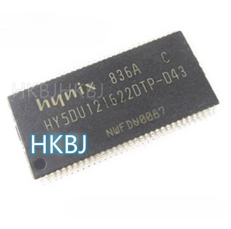 Piezas Original TSOP66, 5 HY5DU121622DTP-D43, DDR64M, 64M, nuevo