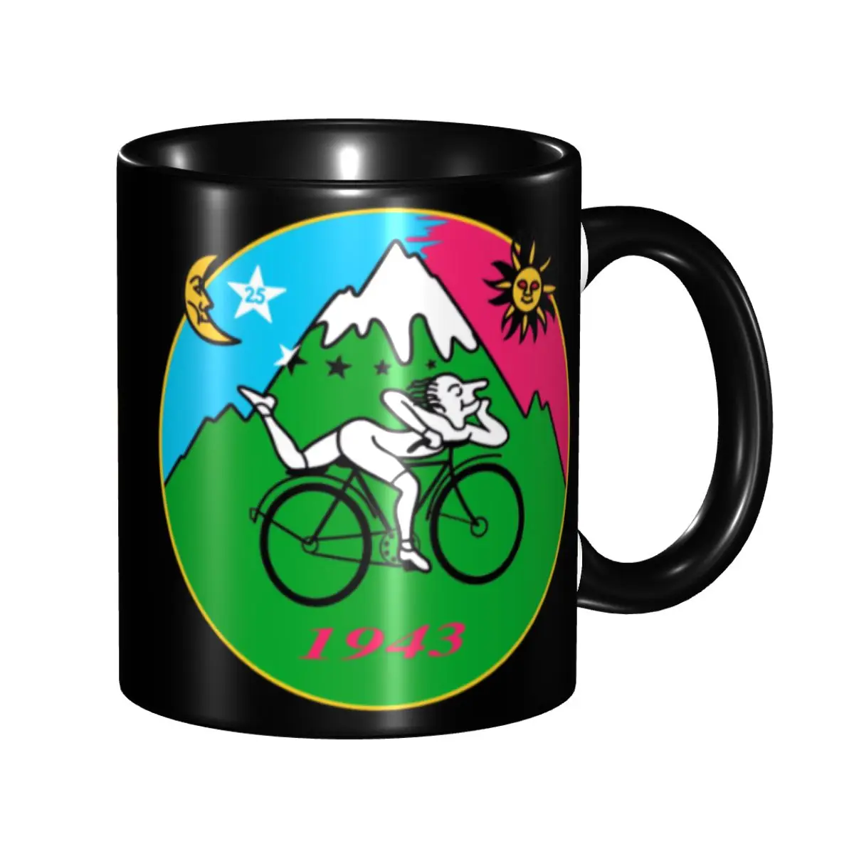 

Albert Hoffmann LSD Bike Poster Coffee Mugs DIY Custom Ceramic Mug Cup Creative Present