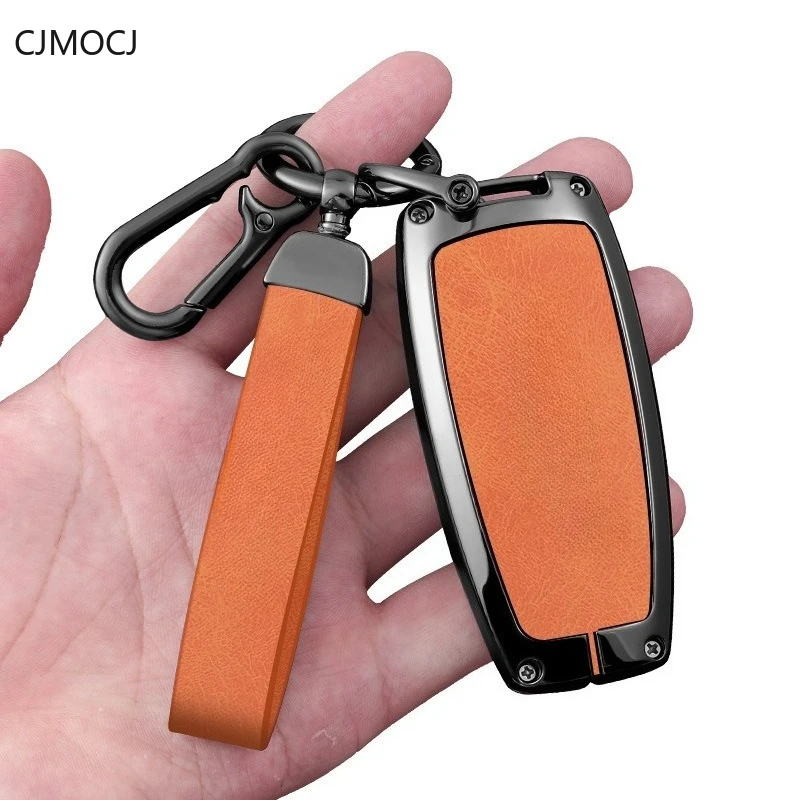 

Premium Zinc Alloy Key Cover for Genesis G80/G70/GV80/GV70 - Protective Key Case Keybag Keychain