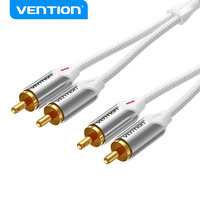 Vention 2RCA to 2RCA Audio Cable Hi-Fi Gold-Plated Male to Male 2 RCA Cable For TV Speaker Amplifiers RCA Cable 1M 2M 3M 5M 8M