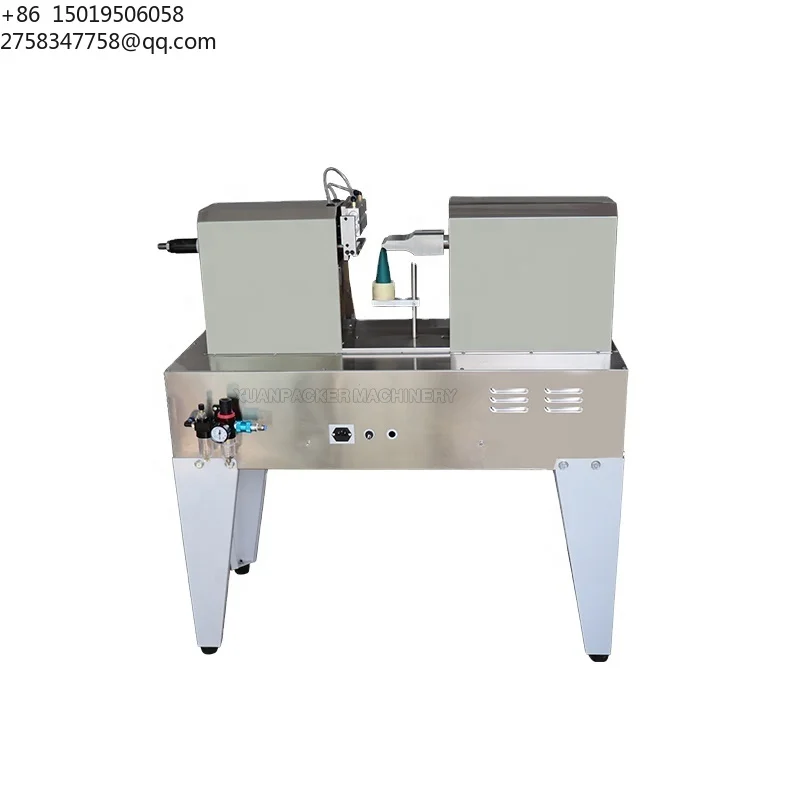 QDFW-125 Manufacturer Foil Cosmetics Sealing Packing Machine for  Toothpaste Cream Semi-Automatic Pneumatic Easy Operate