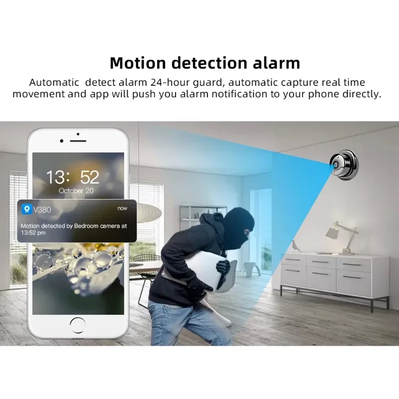 1080P HD Mini Wifi Camera IR Night Vision Recorder Smart Home Security Surveillance Micro Camcorder Wireless IP Remote Espia Cam