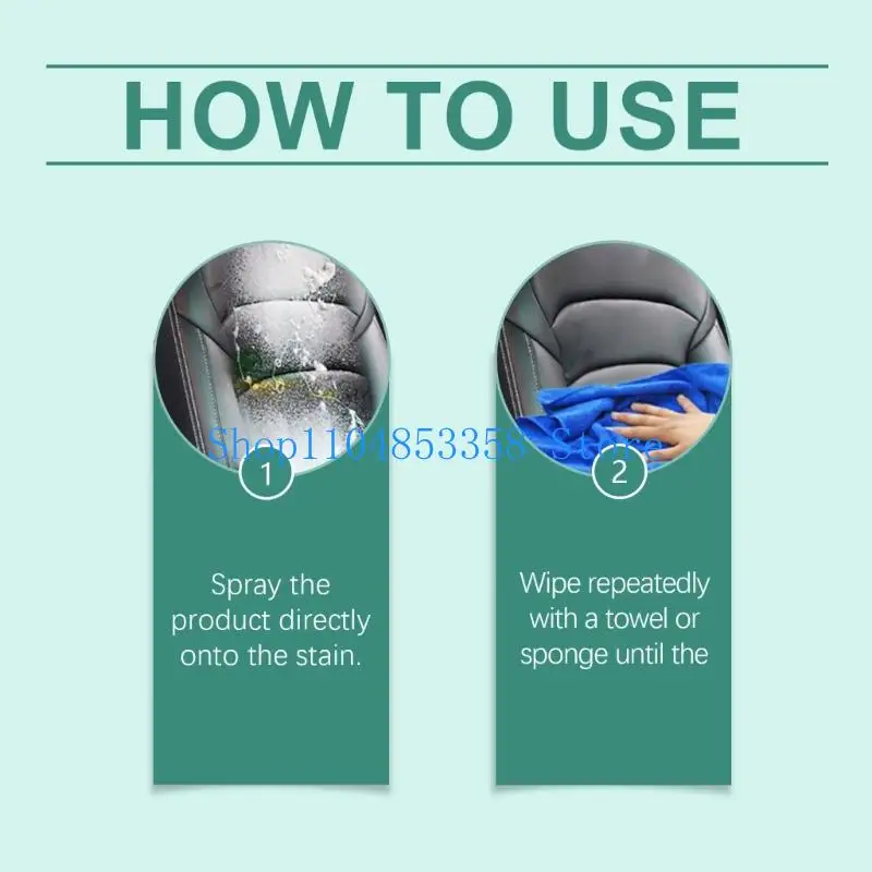 

652F Car Dashboard Foam Cleaner and Protectant Multifunctional Car Cleaner Car Interior Effective Removal