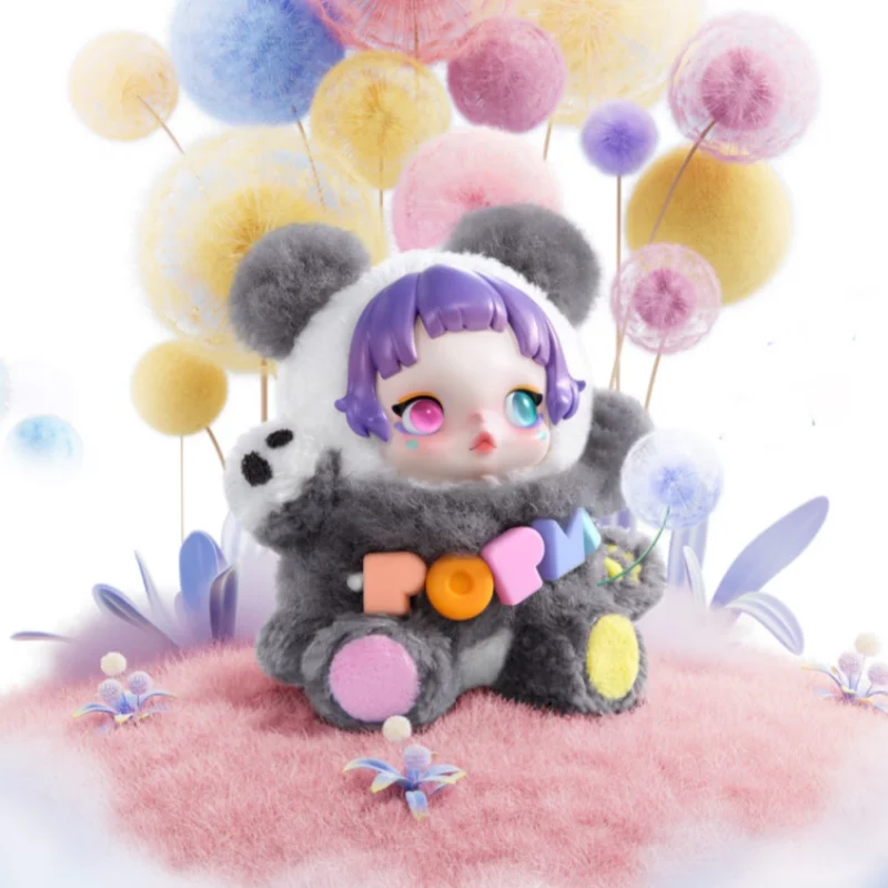 

Слепая коробка POP MART SKULLPANDA 15th Lazy Panda Anniversary Series Limited Виниловая плюшевая кукла Подвеска Домашний декор Настольный подарок