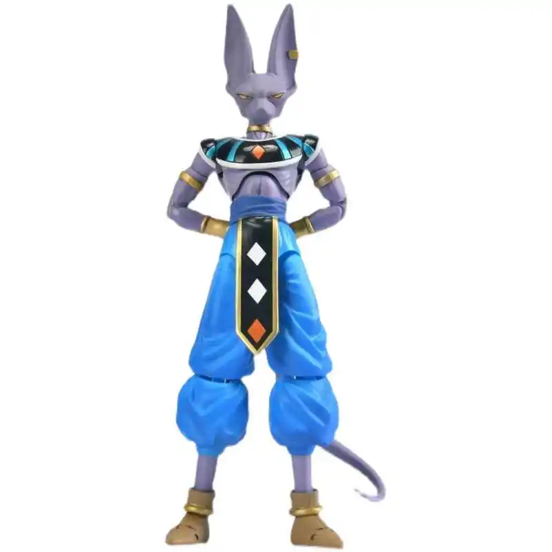 En Stock Original SHF Bandai Dragon Ball Super Beerus figura de acción Anime modelo colección juguete para regalo juguetes transformadores