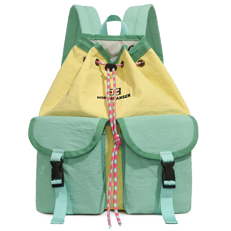 Fashion Nylon Backpacks for Women 2026 Canvas Bookbag Shoulder Rucksack Japanese College Student School Bag Feminina Mochila