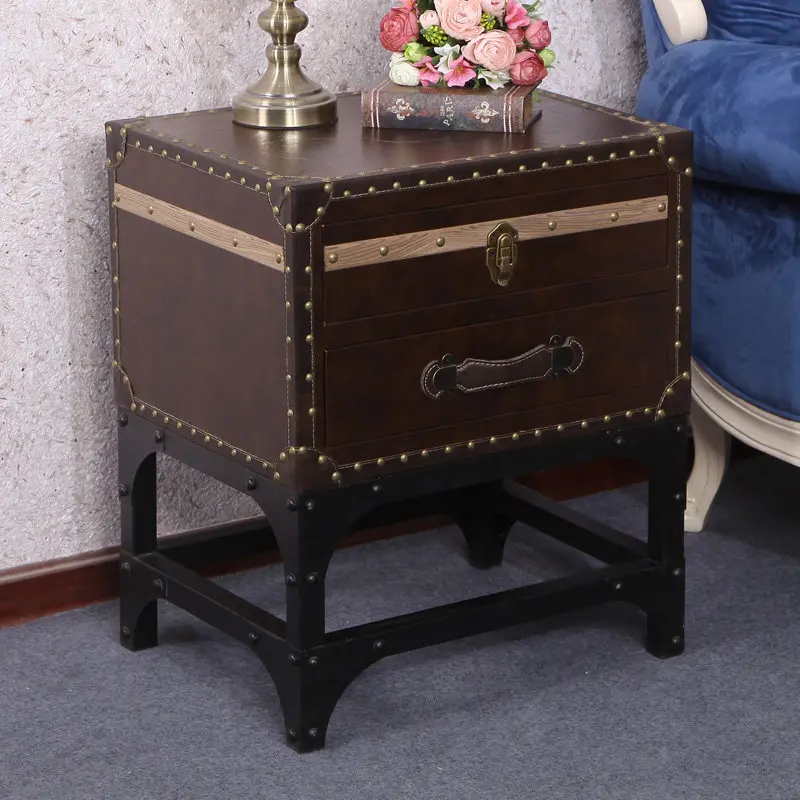 

Italian Elegant Bedside Table Hidden Secret Storage Vintage Bedside Table Space Saving Mesitas De Noche Bedroom Furniture