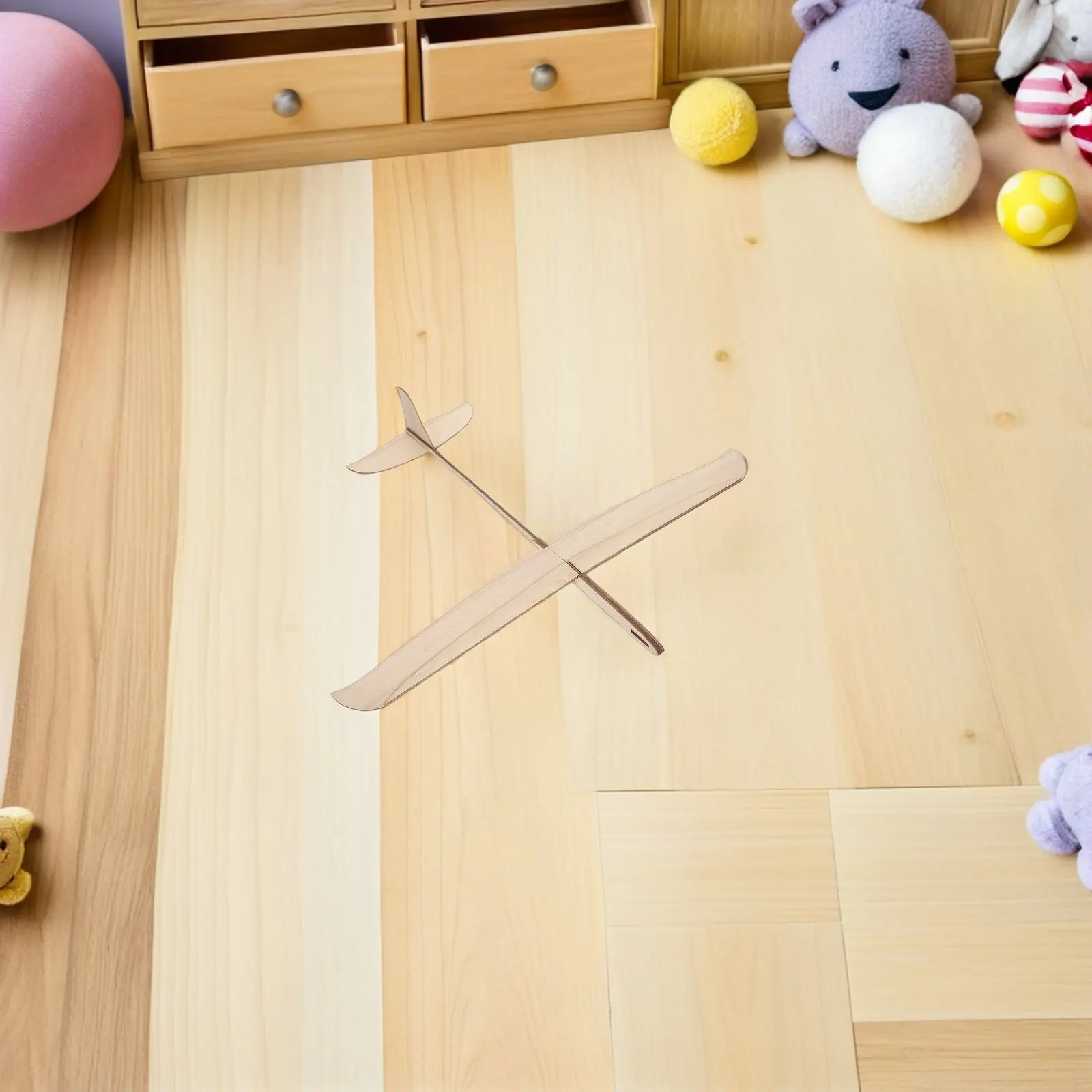 

Unfinished DIY Wooden Airplane Craft Paintable Wood Glider for Creative Kids Handthrow Outdoor School Activity