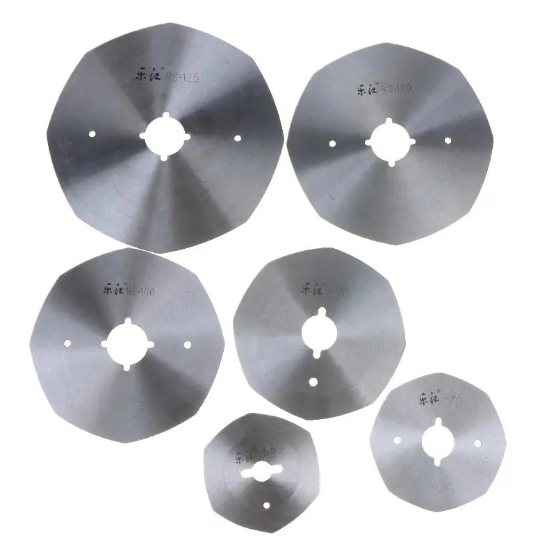 65/70/90/100/110/125MM Carbon Steel Circular Saw Blades Cloth Wheel Discs Cutter Fabric Cutting Machine Blade Tailor Shear Blade