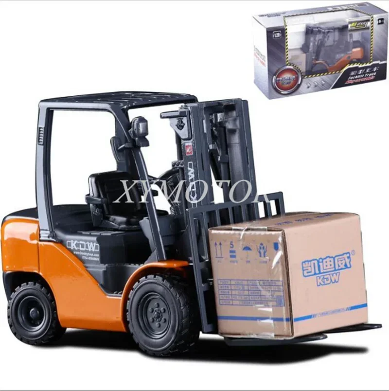 

KDW Kaidiwei 1/20 Forklift Truck Alloy Car Models Diecast Model Car Toys Gifts Hobby Display Ornaments Collection