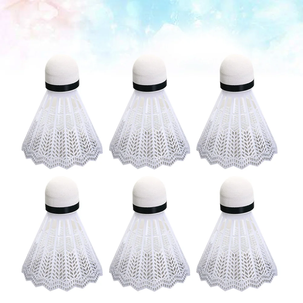 24 個のカラフルなフォームバドミントンプラスチック羽根耐久性のある小型収納バレルフィットネストレーニング屋外羽根