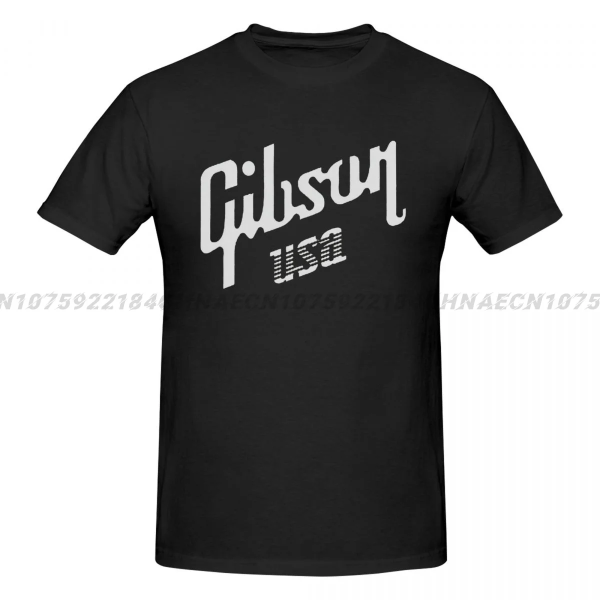 Gibson Music 1894 T-Shirts For Men Women Funny Cotton Tee Shirt Crew Neck Short Sleeve T Shirt Printing Clothes