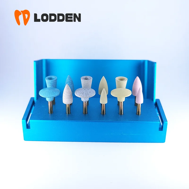 Dental Zirconia Lithium Disilicate HighGloss Polishing KIT 4115A RA Diamond Denstistry Tools for polish Zirconia or All Ceramics