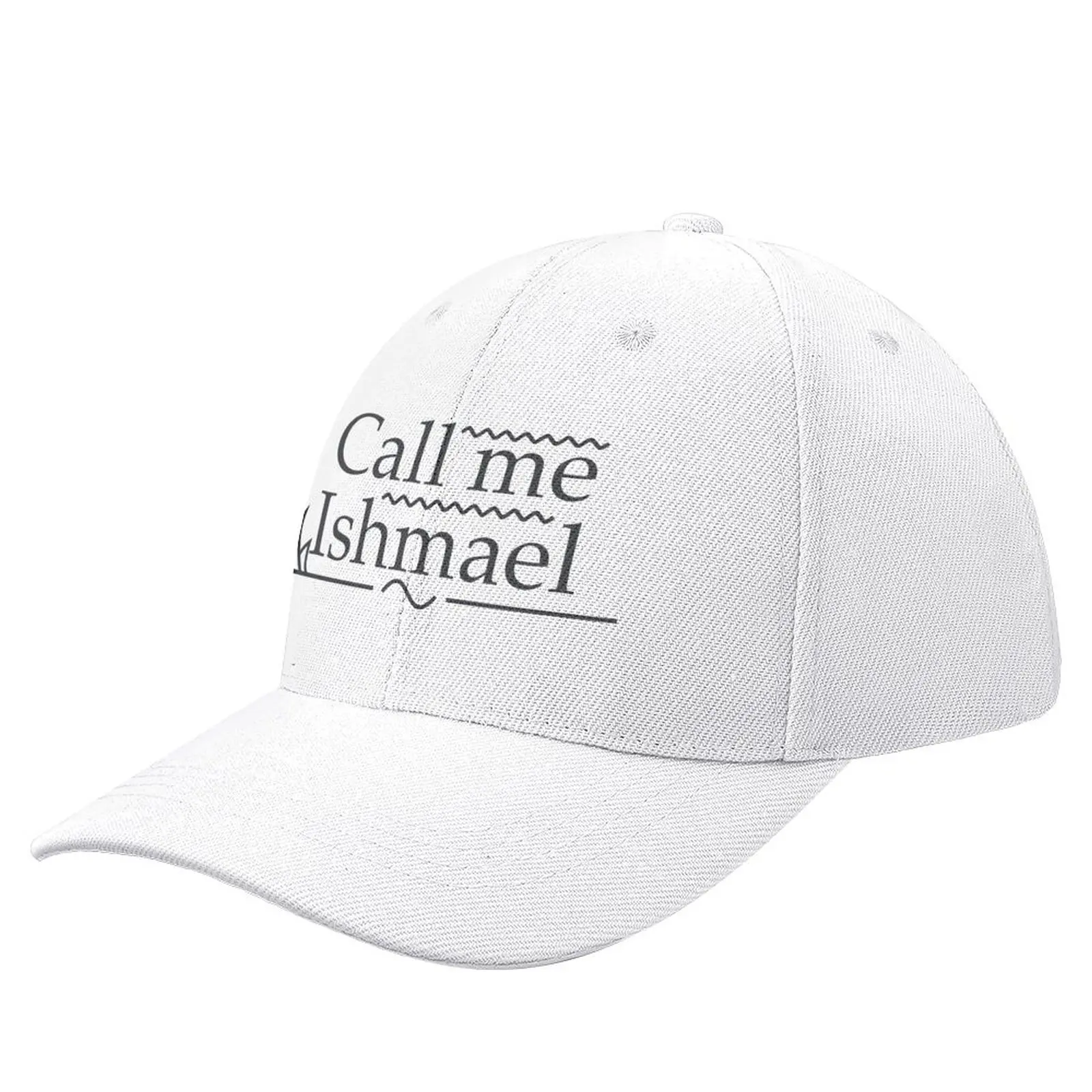 Call Me Ishmael Black Baseball Cap Fishing cap black Men's Luxury Women's