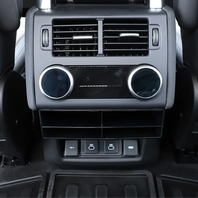 Para Land Rover Discovery 5 LR5 2021 2022 2023 2024 2025 Car Rear Air Conditioning Air Outlet Storage Box 3