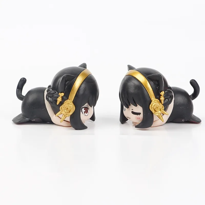 6 قطع من الرسوم المتحركة اليابانية SPY×FAMILY Kawaii على شكل رسوم متحركة لسطح المكتب ملحقات الرسوم المتحركة هدية صغيرة