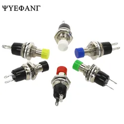 6Pcs PBS-110 7MM Momentary Push button Switch Press the reset switch On Off Push Button Micro Switch Normally Open NO