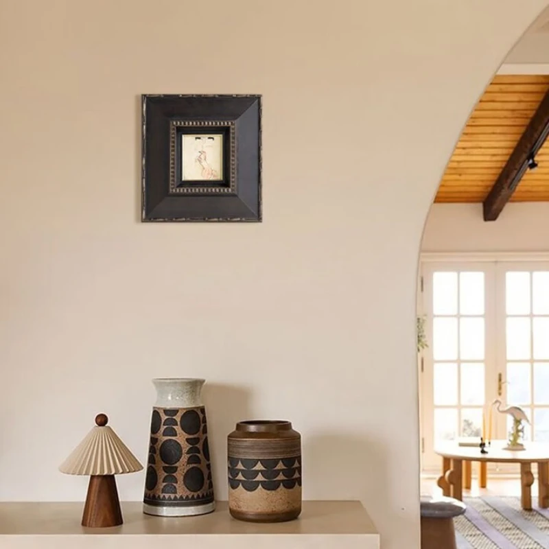 

Oriental medieval wabi sabi decorative painting good meaning corridor hanging painting