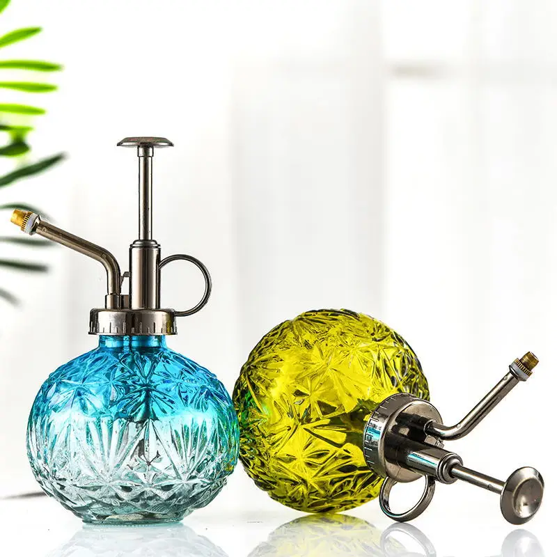 جديد تنقش ندفة الثلج الزجاج مسقاة للبستنة المنزل استخدام البخاخ سقي وعاء ديكور المنزل