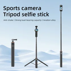 Selfie Stick Tripod Extension Rod Telescopic Extending Selfie Stick Rod Bar Adjustable with 1/4inch Thread for DJI Osmo Pocket 3