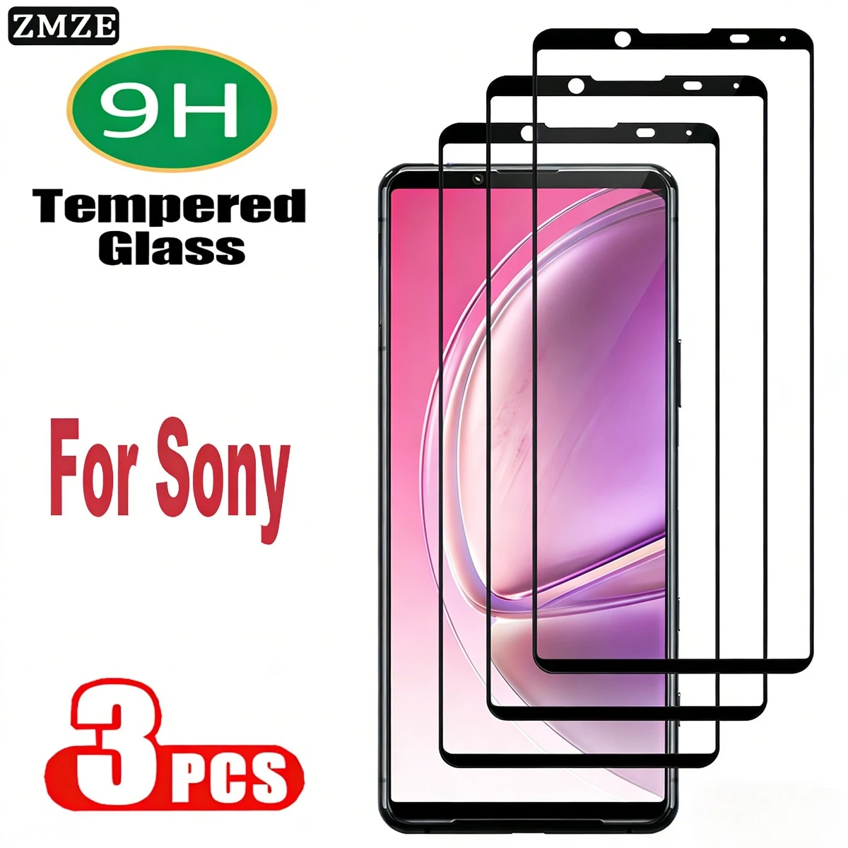 3Pcs Tempered Glass…