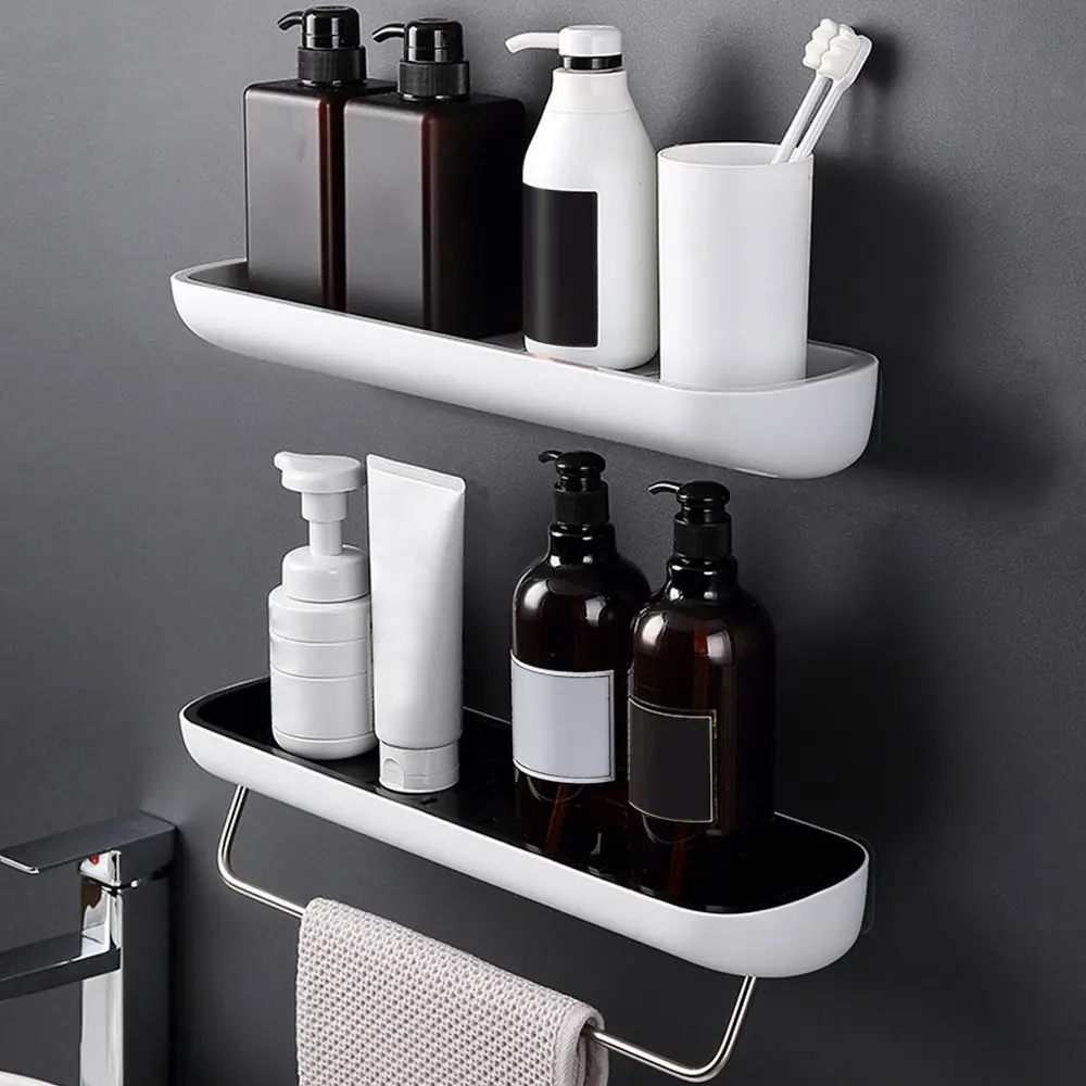 

Detachable Bathroom Shower Shelf Creative Multi Functional Wall-Mounted Kitchen Seasoning Bracket Toilet Shampoo Holder