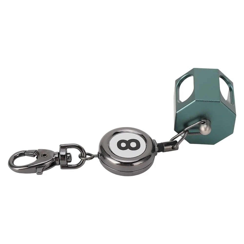 

Zinc Alloy Retractable Pool Cue Chalk Holder Lightweight Octagonal Pool Chalk Holder Aluminum Billiard Chalk Holder Pool Cue