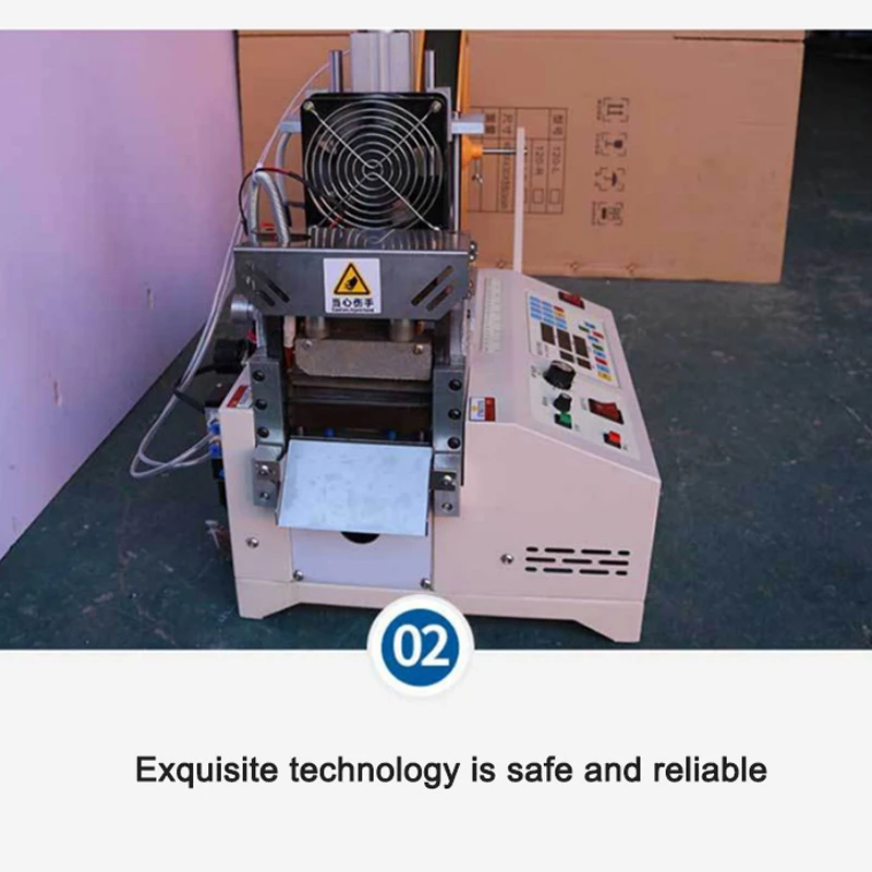 

Desktop Cutting Machine Small Heat Shrink Film Miter Cutter Hole Puncher Suitable For Webbing Packing Bag Handbag Punching 2600W