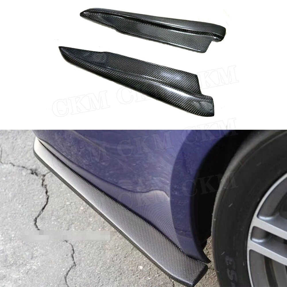 

CKMUUER Rear Lip Splitters Mudguards for BMW E92 M3 Coupe E93 M3 Cabriolet 2009-2012 Real Carbon Fiber Side Aprons Winglets