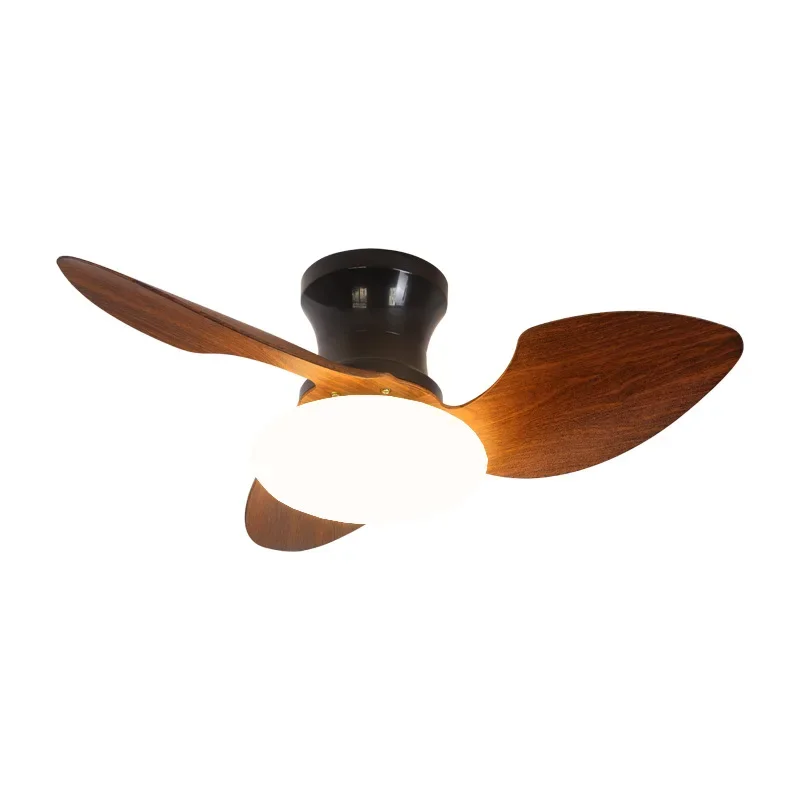 

intelligent ceiling fan light bedroom home frequency conversion eye protection ceiling fan light Nordic simple study light