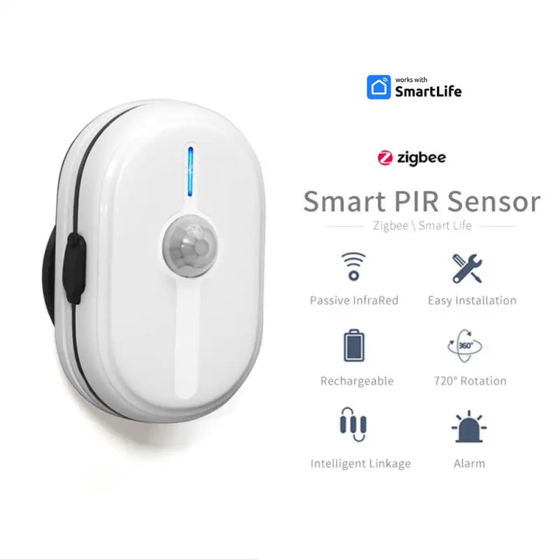 

Tuya 3.0 Smart PIR Motion Sensor Human Motion Sensor Smart Home Detector Home Security Work With Smart Life Gateway