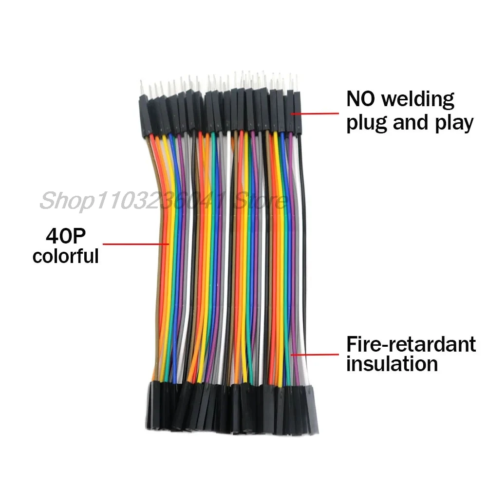 Dupont Line 10cm/15CM/20CM/30CM/40CM Male to Male+Female to Male + Female to Female Jumper Wire Dupont Cable for arduino DIY KIT