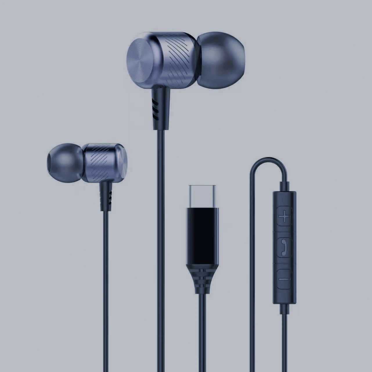 Type-C Wired In-ear Earbuds Dolby Sound In-ear With Mic Type C 3.5mm Music Wired Headphones For Music Player Earphones