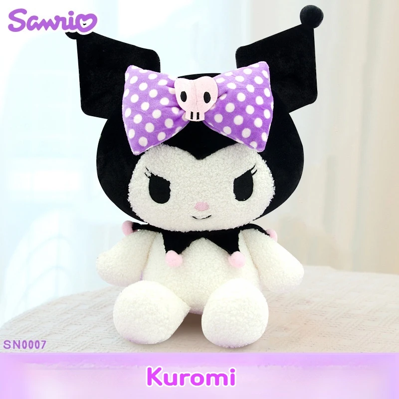 Poupées en peluche Sanurgente Hello Kitty pour enfants, modèle Kuromi My Melody, figurines cancers, jouet en peluche Kawaii, cadeaux de Noël, nouveau