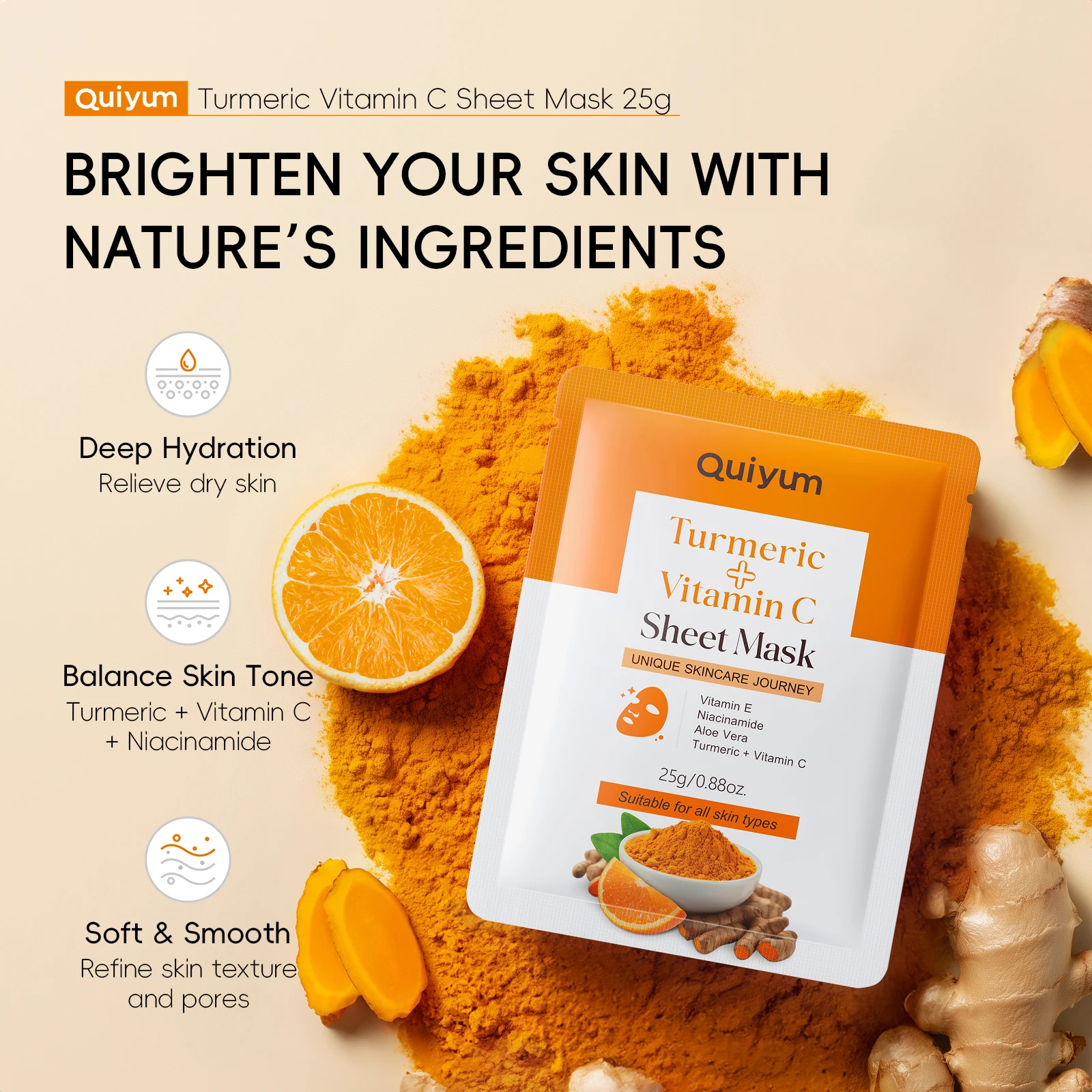 QUIYUM 13Pcs Set Perawatan Waj - Skincare Vitamin C ulasan dan harga