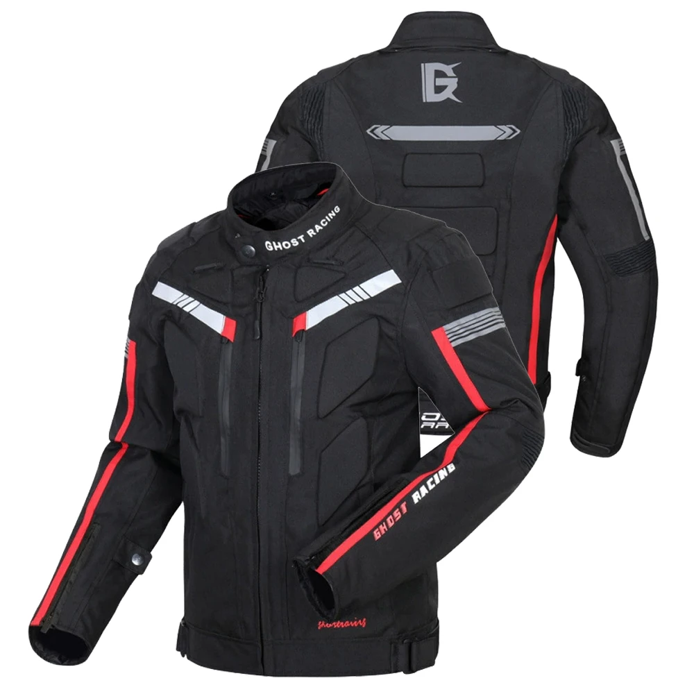 

winter Men Motorcycle Jacket Waterproof Motorbike Riding Coat Moto Jacket Motorbike Riding Clothing Black Motorcycle Equipment