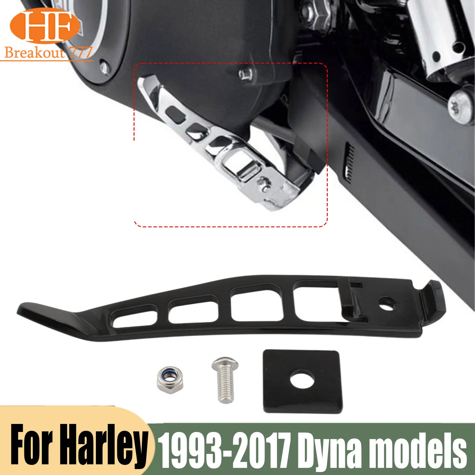 Kickstand Enlarger Column Auxiliary For 1993-2017 Dyna models