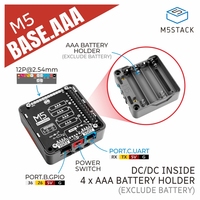 M5Stack Official Base AAA Battery Holder