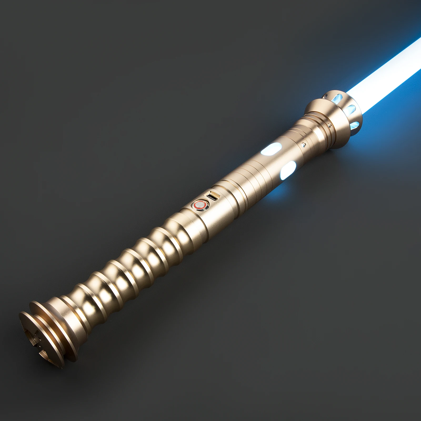 Sabre laser Neopixel Jedi Laser Sword, Metal Hilt, RapDueling, Sensitive Smooth MF ite Proxy, Frapper le son, LTG Light Saber