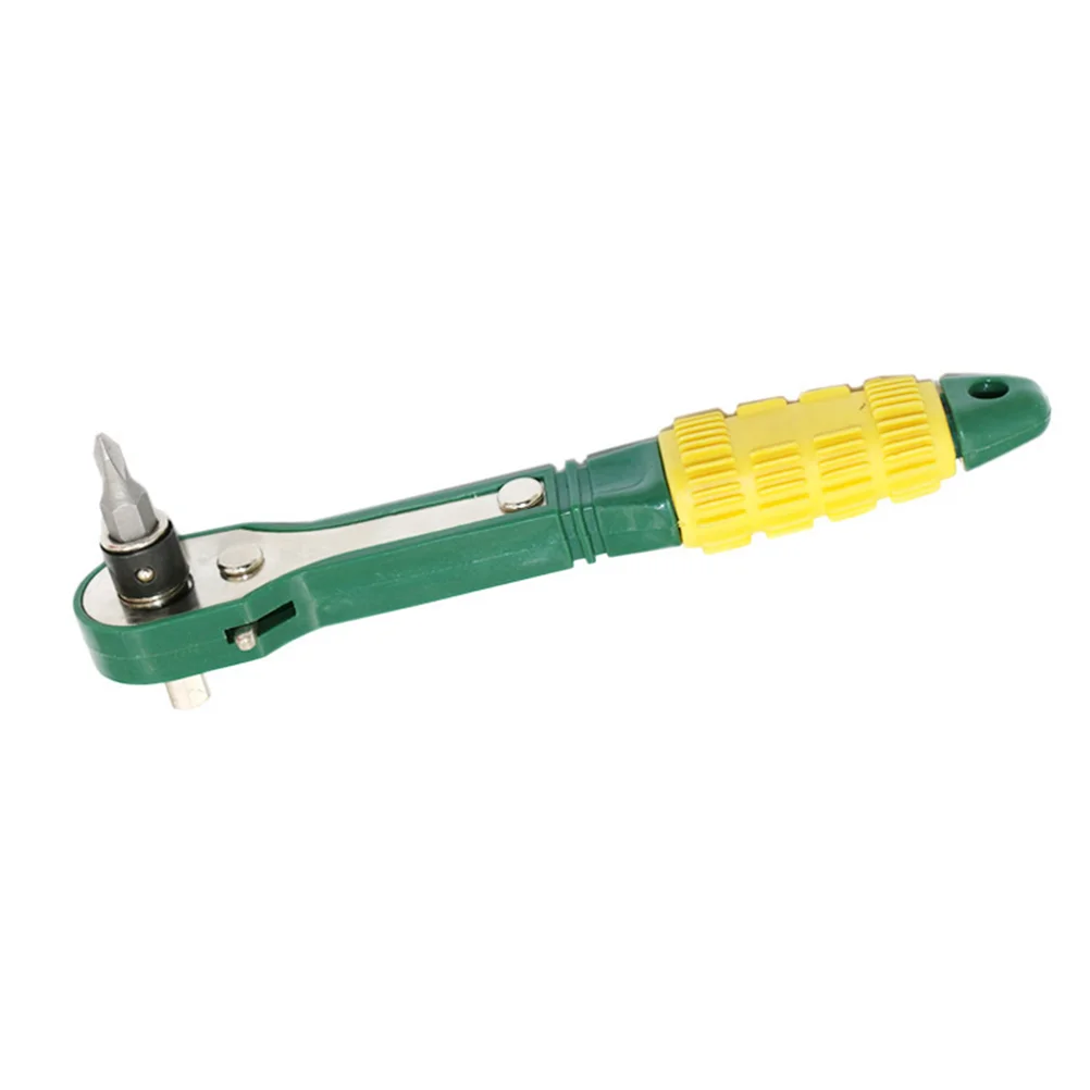 Flush-mounted Lever Ratchet Flex Head Sleeve Stubby Teeth Swivel Bright Color Clockwise