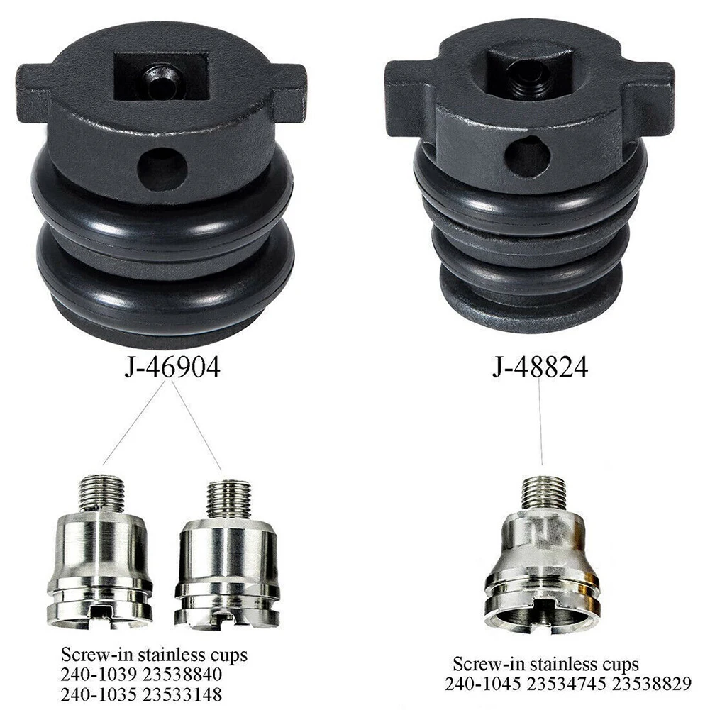 Screw-in Cup Removal Injector Nozzle Remover Kit Dark-coated Hard Steel Precision Clamping Design For Injector Maintenance Tasks