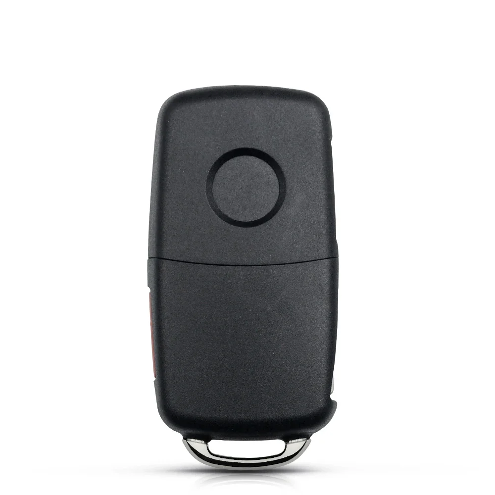 KEYYOU Car Key Case for VW for Volkswagen Golf Polo Passat Beetle Tiguan Jetta Caddy Eos Bora Toledo Sagitar Skoda Seat