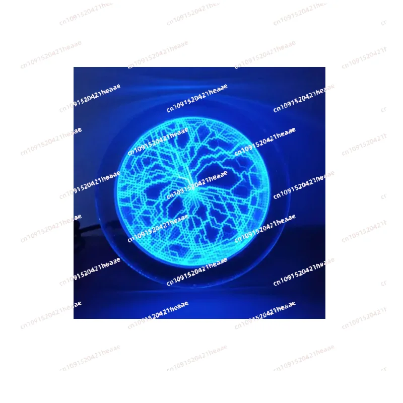 مناسبة لقرص فلاش 6 بوصة قرص البرق ثلاثي الألوان الأزرق أحمر أخضر وردي قرص سحري يعمل باللمس مصباح تيار لوحة البلازما #2