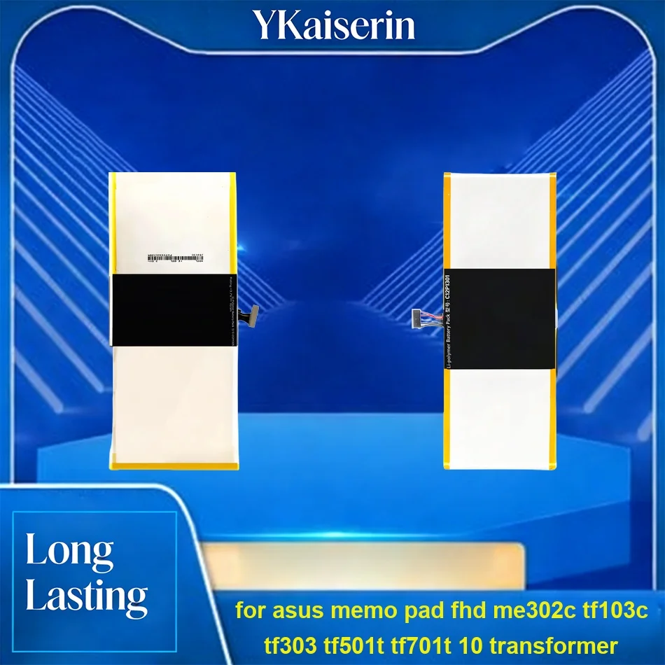 

Tablet Battery For Asus Memo Pad Fhd me302c tf103c TF303 tf501t tf701t 10 For Transformer C12P1305 C12P1301 C11P1328 0-7900mAh