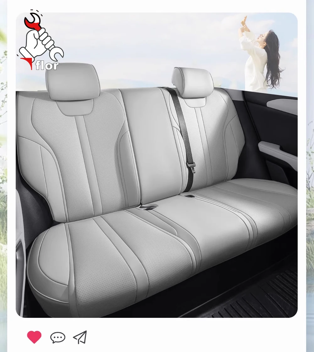 Left-Drive Car Seat Cover For BYD ATTO 2 Yuan Up 2025 Custom Fit Seat Cover Full Surrounded Seat Cushion Seat Protection Cover