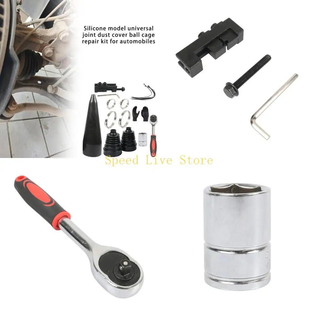 547C Complete Joint Boot Restoration Set With Silicone Protectors And Steel Fasteners For 19mm To 24mm Drive factors