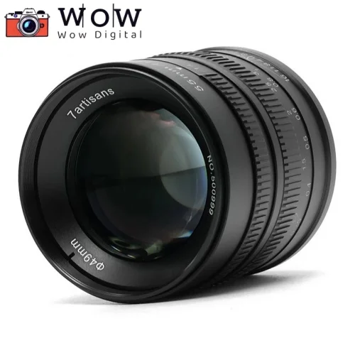 7artisans 55mm F1.4 Large Aperture Portrait Manual Focus Micro Camera Lens Fit for Fuji XH1 XA1 XA2 XPro1 XA3 XE3