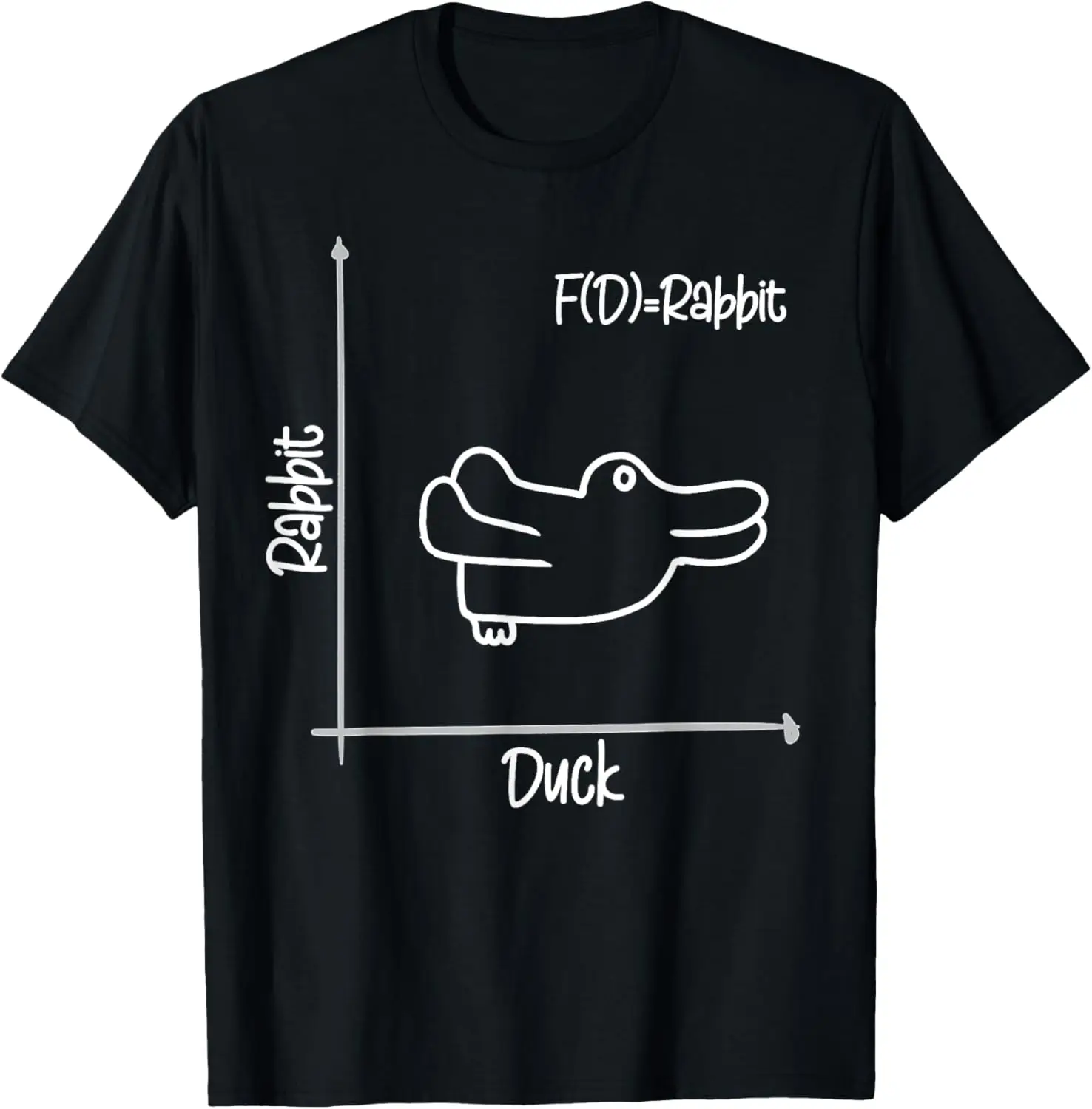 

Duck Rabbit Wittgenstein T Shirt, Fun Teacher Easter Day T-Shirt