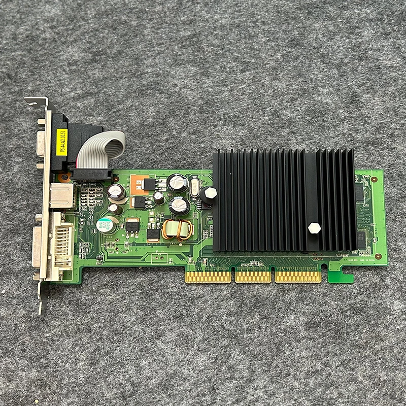 Karta graficzna do nVIDIA FX6200 256M AGP 4x 8X DDR2 VGA+S video+DVI 64bit AGP Karta Graficzna pny Cicha, fabrycznie nowa — zdjęcie produktu 5